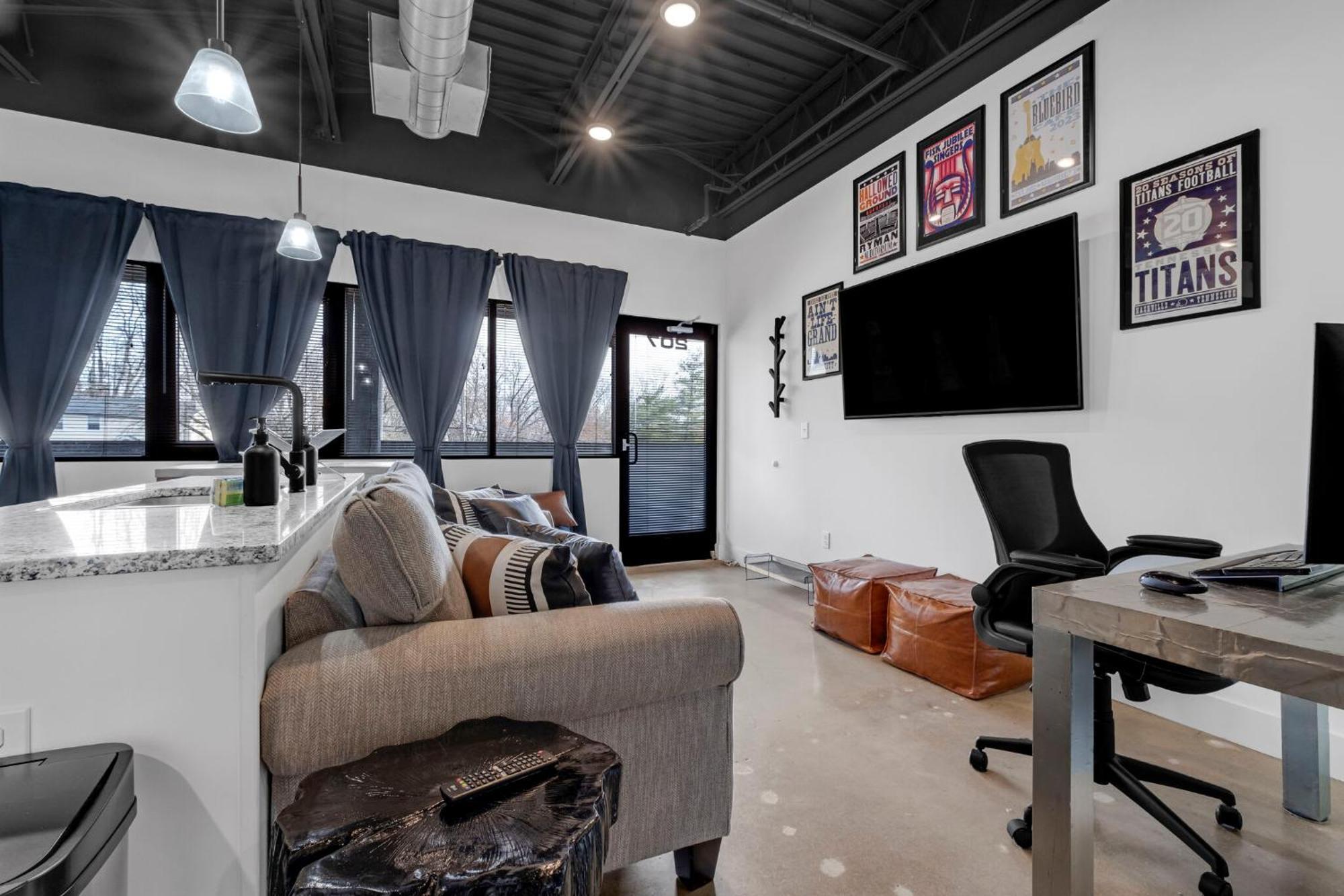 New Studio Sleeps 4 - 7 Mins To Dwtn Nashville Extérieur photo