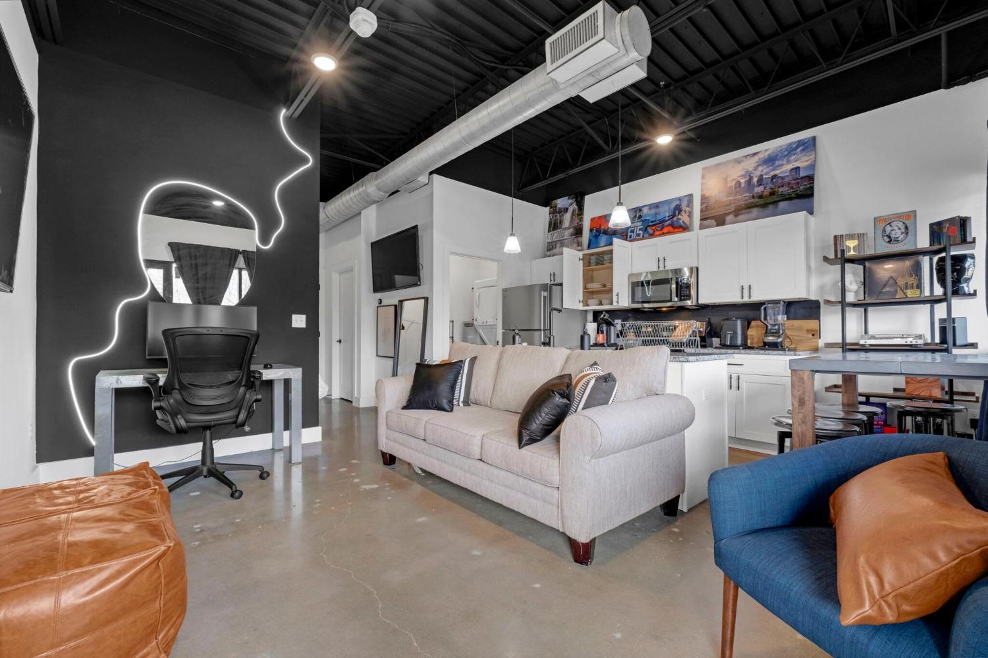 New Studio Sleeps 4 - 7 Mins To Dwtn Nashville Extérieur photo