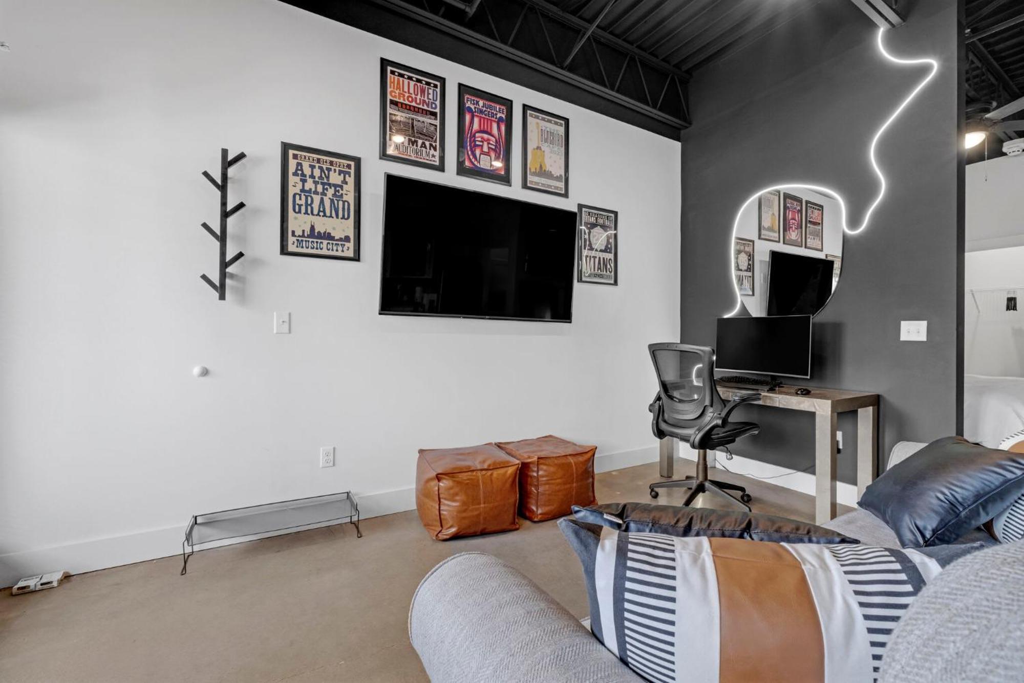 New Studio Sleeps 4 - 7 Mins To Dwtn Nashville Extérieur photo